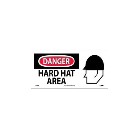 Nmc DANGER, HARD HAT AREA W SA104P